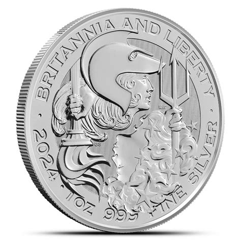 British Britannia And Liberty Oz Silver Coin Provident Metals