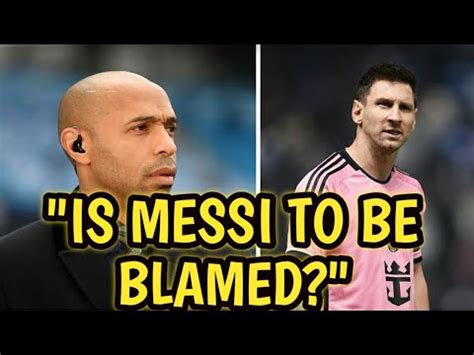 Thierry Henry Reveals The Real Reason Behind Lionel Messi S Struggles