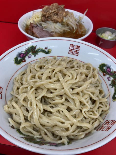 あおまさ On Twitter Rt Abjiro ラーメン二郎 ひたちなか店 小ラーメン麺少な目 つけ麺 ニンニクアブラ ネギ