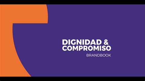 Línea gráfica Dignidad Compromiso YouTube