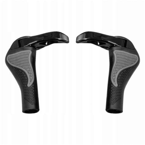 Set 2 Manere Din Cauciuc Si Aluminiu Zola Pentru Bicicleta Negre