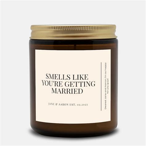 Smells Like You Re Getting Married Engagement Gift For Etsy