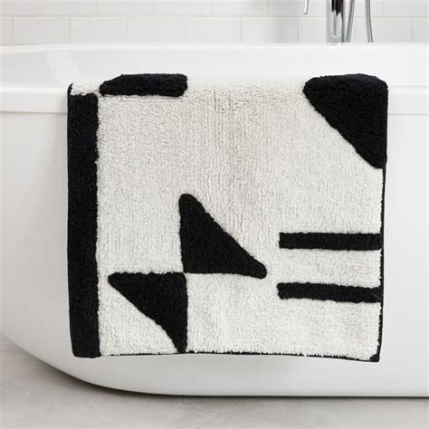 West Elm Organic Tossed Shapes Bath Mat Best West Elm Home Items On