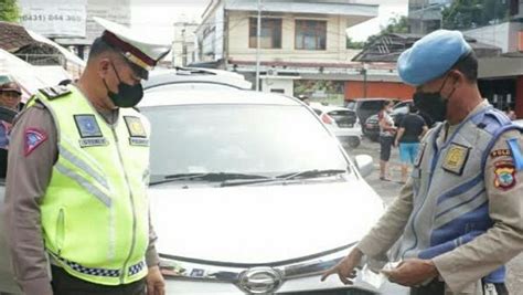 Operasi Patuh Polres Kepulauan Talaud Jaring Puluhan Pelanggar Lalu Lintas