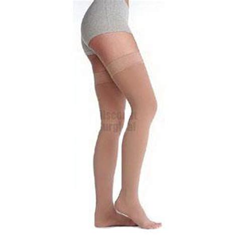 Juzo Varin Thigh High Specialty Compression Stockings Size 4 Regular Beige Pair Medex Supply