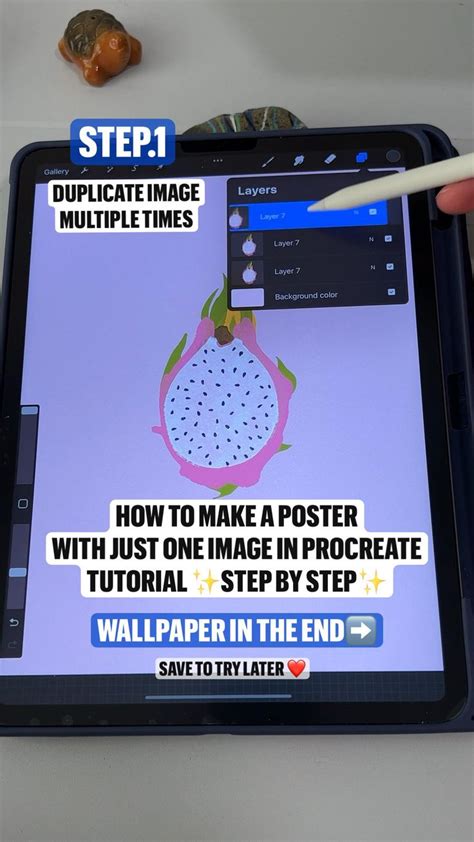 How To Make A Poster With Just One Image In Procreate Tutorial Step By