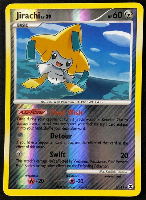 Jirachi Reverse Holo Prices Pokemon Rising Rivals Pokemon Cards