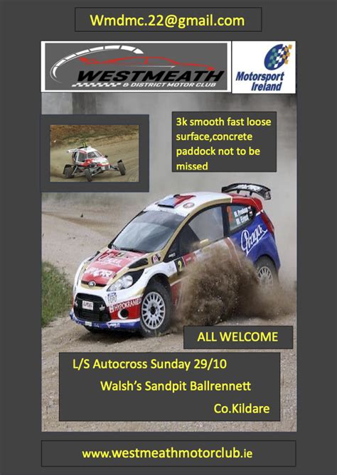 Rally Ie Stories Westmeath Autocross Loose 29 Oct 23