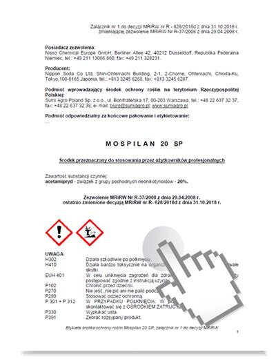 Mospilan 20 SP 3 X 600G Pakiet SAD Pak Insektycydowy Sklep Internetowy