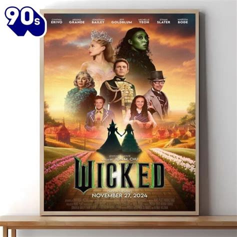 Wicked 2024 Decorations Poster Canvas Musicdope90s