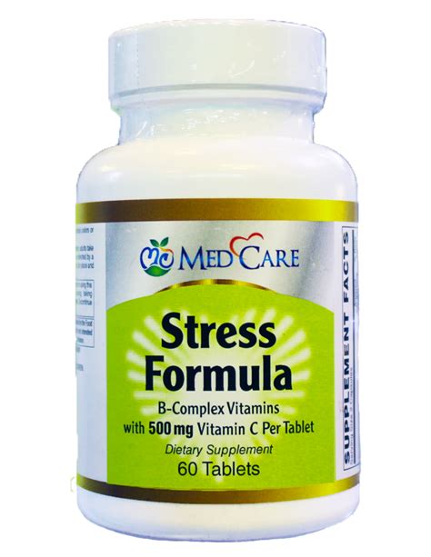 Medcare Stress Formula B Complex Vitamins With Mg Vitamin C Ct