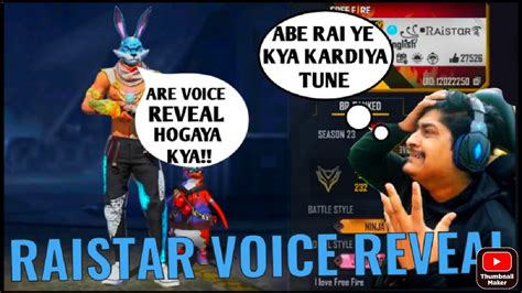 Raistar Voice Reveal 😱😨 Finally Raistar Real Voice Revealed 😍 ️ Love