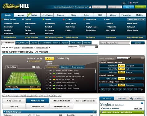 William Hill Live Betting - Bet In Play At William Hill Now