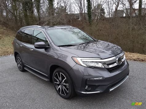 Modern Steel Metallic 2020 Honda Pilot Elite AWD Exterior Photo