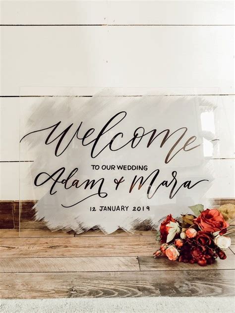 50 Handmade Wedding Signs You Ll Love Watercolor Wedding Sign