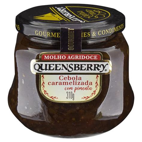 Molho Agridoce Cebola Caramelizada Pimenta Queensberry Gourmet