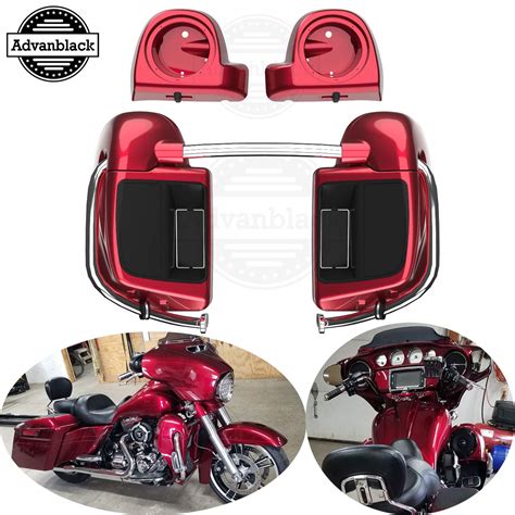 Moto Onfire Lower Vented Fairings Velocity Red Sunglo 6 5 Inch