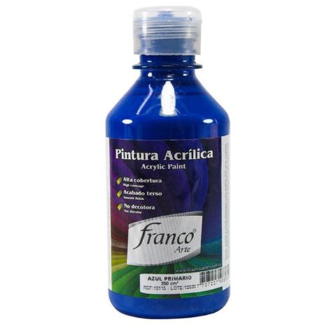 PINTURA AL FRIO FRANCO X250 ML AZUL PRIMARIO Papeleriaeditorialzapata