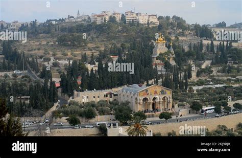 Mount of olives and the garden of gethsemane Stock Videos & Footage ...