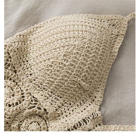 White crochet top summer lace beach boho crochet top - Inspire Uplift