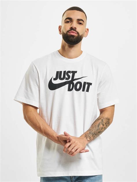 Nike Overwear T Shirt Just Do It Swoosh In White