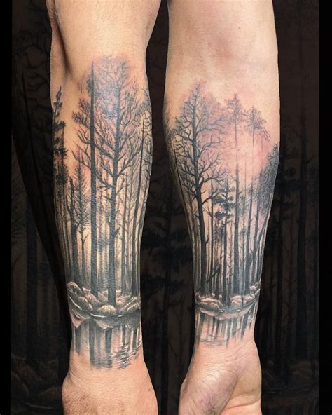 Top 68+ forest tattoo leg sleeve best - in.coedo.com.vn