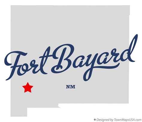 Map of Fort Bayard, NM, New Mexico