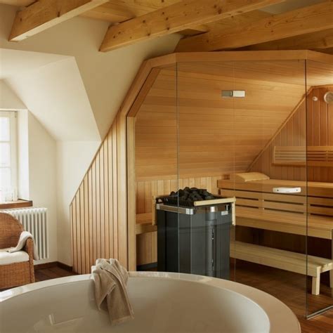 Aménagement salle de bains avec sauna 28 idées inspirante