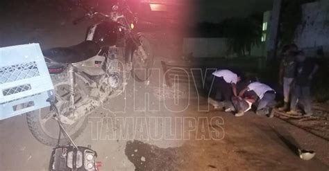 Hoy Tamaulipas Tamaulipas Motociclista Derrapa Y Sufre Lesiones En