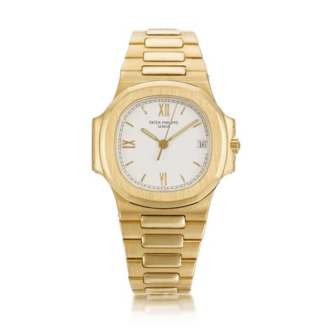 Patek Philippe Nautilus Ref 38001 Yellow Gold Bracelet Watch With