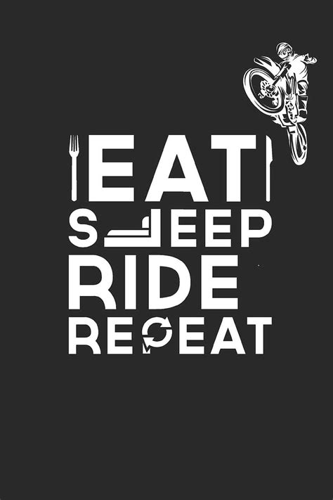 Journal Eat Sleep Ride Repeat Rachel Eilene Journals 9781726873703