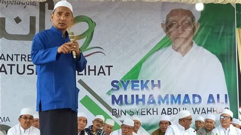 Dr Kh Reza Ahmad Zahid Lc Ma Haul Syeikh Muhammad Ali Bin Syeikh