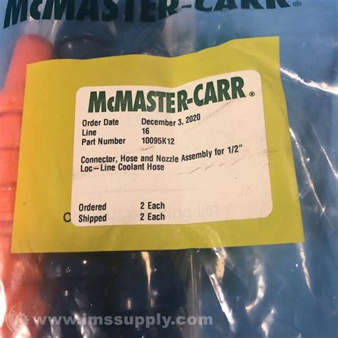 Mcmaster Carr 10095k12 Pack Of 2 12 Adjustable Coolant Hose Ims Supply