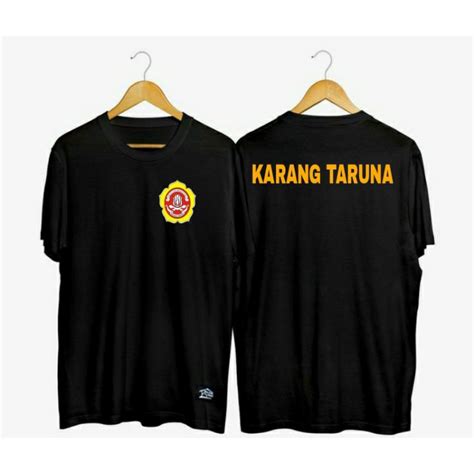 Jual BAJU KAOS LENGAN PENDEK KATUN KARANG TARUNA NAMA DAERAH ANDA