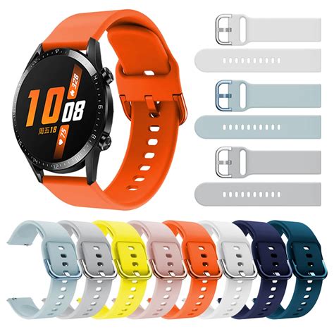 Pulseira esportiva de silicone para relógio huawei gt2 gt 2 correia de