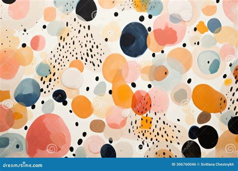 Randomly Spaced Tiny Spots Dots Pattern Abstract Natural Background