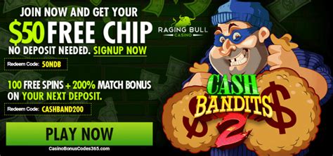 Raging Bull Casino $50 No Deposit FREE Chip | Casino Bonus Codes 365