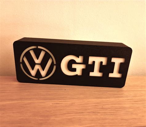 Archivo Stl Easy Print Vw Golf Polo Gti Mk Rabbit Led