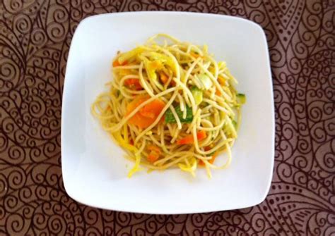 Spaghetti Con Verduras Receta De MELY CATERING Cookpad