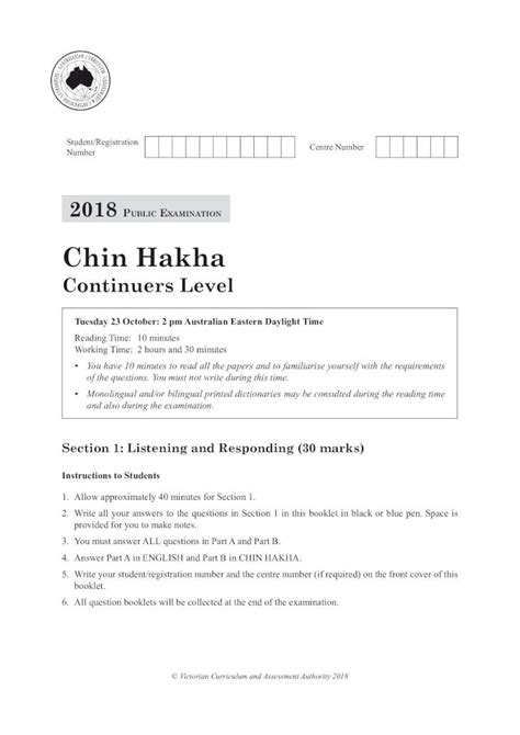 (PDF) 2018 Chin Hakha Continuers Level public examination€¦ · Chin ...