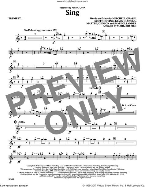 Sing Arr Mark Brymer Complete Set Of Parts Sheet Music For Orchestra Band