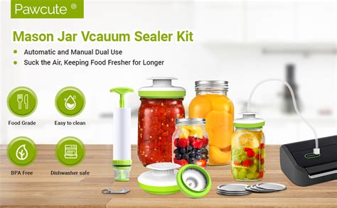 Mason Jar Machine à sceller sous vide avec tuyau accessoire pour