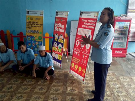 Lapas Palangka Raya Gencarkan Sosialisasi Pencegahan Covid 19