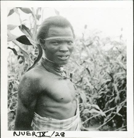 Portrait Of A Nuer Youth From The Southern Sudan Project