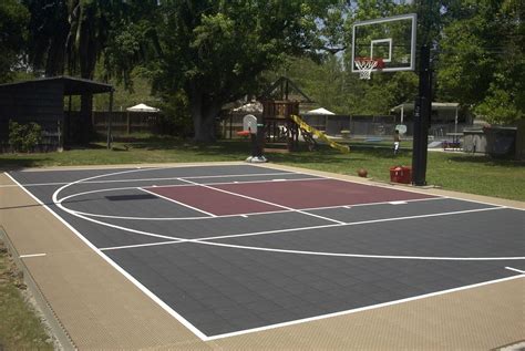 22 Genius Concepts Of How To Makeover Backyard Sport Court Ideas Simphome Basketball Court