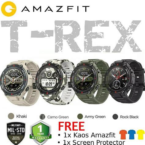 Jual Jam Tangan Amazfit T Rex Smartwatch Gps Military Std Smart Watch T