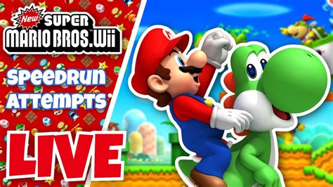 Lets Try Speedrunning New Super Mario Bros Wii Any Speedrun 1