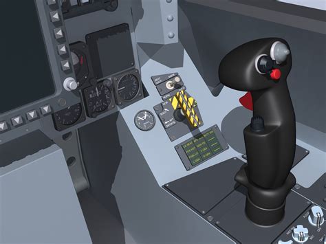 3d f a-18e cockpit model