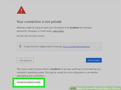 how to open blocked sites in chrome