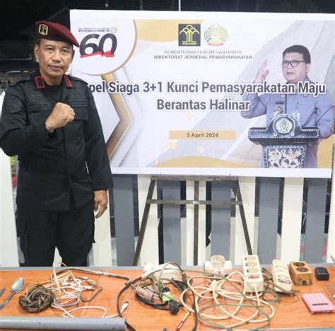 Apel Siaga Berantas Halinar Lapas Ampana Sinergi Dengan Aph Dalam